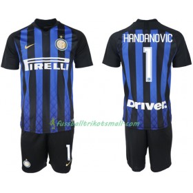 Fußballtrikots Inter Mailand HANDANOVIC 1 Kinder 2018-2019 Kurzarm Heimtrikotsatz kaufen
